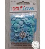 Patentky MINI "Color snaps" PRYM LOVE světle modrý mix