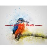 Kolibřík na větvičce 33x39cm bavlněné plátno panel