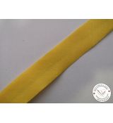 Šikmý proužek 30 mm založený tmavě žlutá