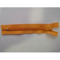 Zip spirálový 14cm oranžový