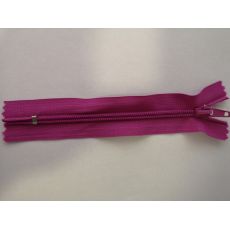 Zip spirálový 14cm purpurový
