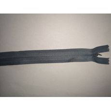 Zip skrytý 60cm tmavě šedý