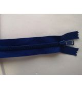 Zip kostěný 65cm tmavě modrý  
