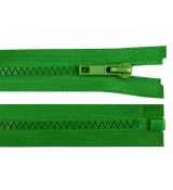 Zip kostěný 65cm zelený
