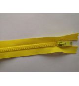 Zip kostěný 65cm žlutá