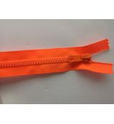 Zip kostěný 20cm neon oranžový