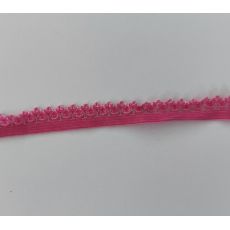 Pruženka ozdobná prádlová růžová šíře 10mm