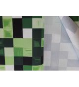 Kostičky zelené letní softshell