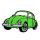 Nažehlovačka VW brouk neon zelený
