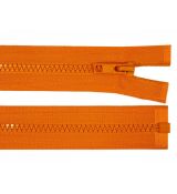 Zip kostěný 80cm oranžový
