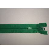 Zip kostěný 60cm zelený