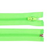 Zip spirálový 55cm POL neon zelený