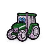 Nažehlovačka traktor zelený