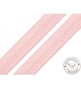 Pruženka lemovací šíře 20mm světle růžová