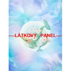 Velrybí slečny panel úplet 39x36cm