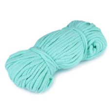 Šňůra průměr 5mm s třpytivým efektem mintová