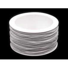 Klobouková gumička 1,2mm světle šedá