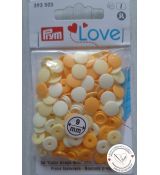 Patentky MINI "Color snaps" PRYM LOVE žlutý mix