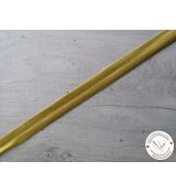 Pruženka lemovací půlená 19 mm zlatá