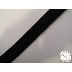 Šikmý proužek 20 mm založený černá
