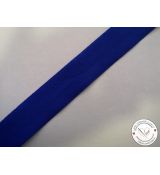 Šikmý proužek 30 mm založený královsky modrá