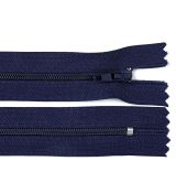 Zip spirálový 12cm  modro šedý