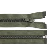 Zip spirálový 14cm khaki