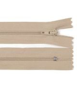 Zip spirálový 14cm  béžový