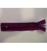 Zip spirálový 14cm fialový