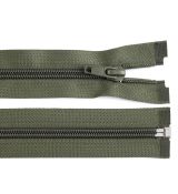 Zip spirálový 25cm khaki