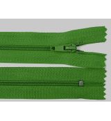 Zip spirálový 25cm zelený