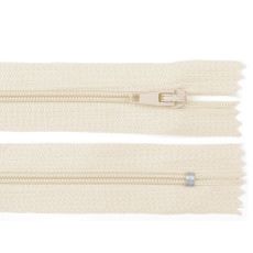 Zip spirálový 25cm  béžový světlý