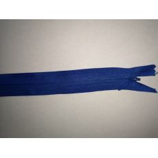 Zip skrytý 25cm  modrý