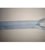Zip skrytý 25cm  světle modrý