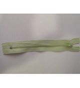 Zip spirálový 35cm světle zelený