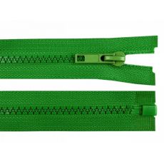 Zip kostěný 35cm zelený