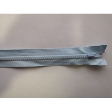 Zip kostěný 85cm světle modrý