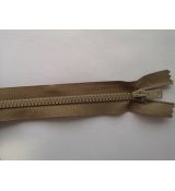 Zip kostěný 85cm světle hnědý