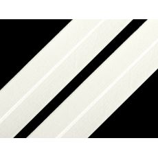 Pruženka půlená bílá 30mm matná