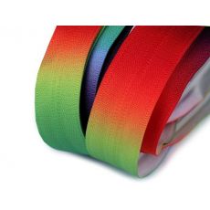 Duhový zip spirálový skrytý šíře 5 mm metráž
