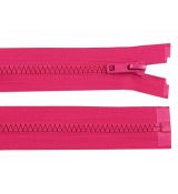 Zip kostěný 25cm  amarantový
