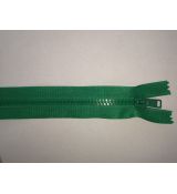 Zip kostěný 25cm  zelený
