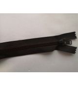 Zip kostěný 25cm tmavě hnědý