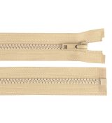 Zip kostěný 25cm béžový
