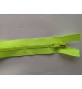 Zip kostěný 20cm  neon žlutý