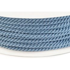 Šňůra kroucená 2,8 mm světle modrá