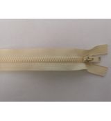 Zip kostěný 35cm  krémový