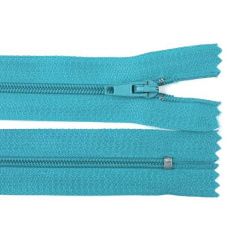 Zip spirálový 40cm tyrkysový