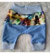 Baggy kraťasy Ninjago s modrou vel. 80