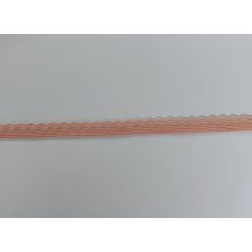 Pruženka ozdobná jemné vlnky 10mm meruňková